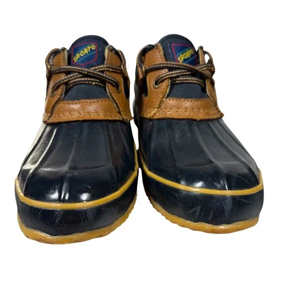 Vintage Sporto Thermolite Duck Shoes Men 8 Women 9.5 Brown Navy Blue Waterproof m_690f41b221bd429adf7fbe41.jpg main image 4